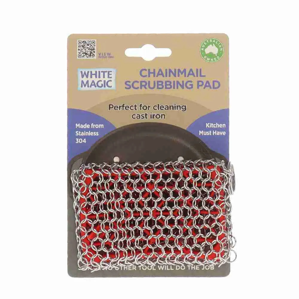 Effective and Hygienic White Magic Chainmail Scrubbing Pad – Skitchenau
