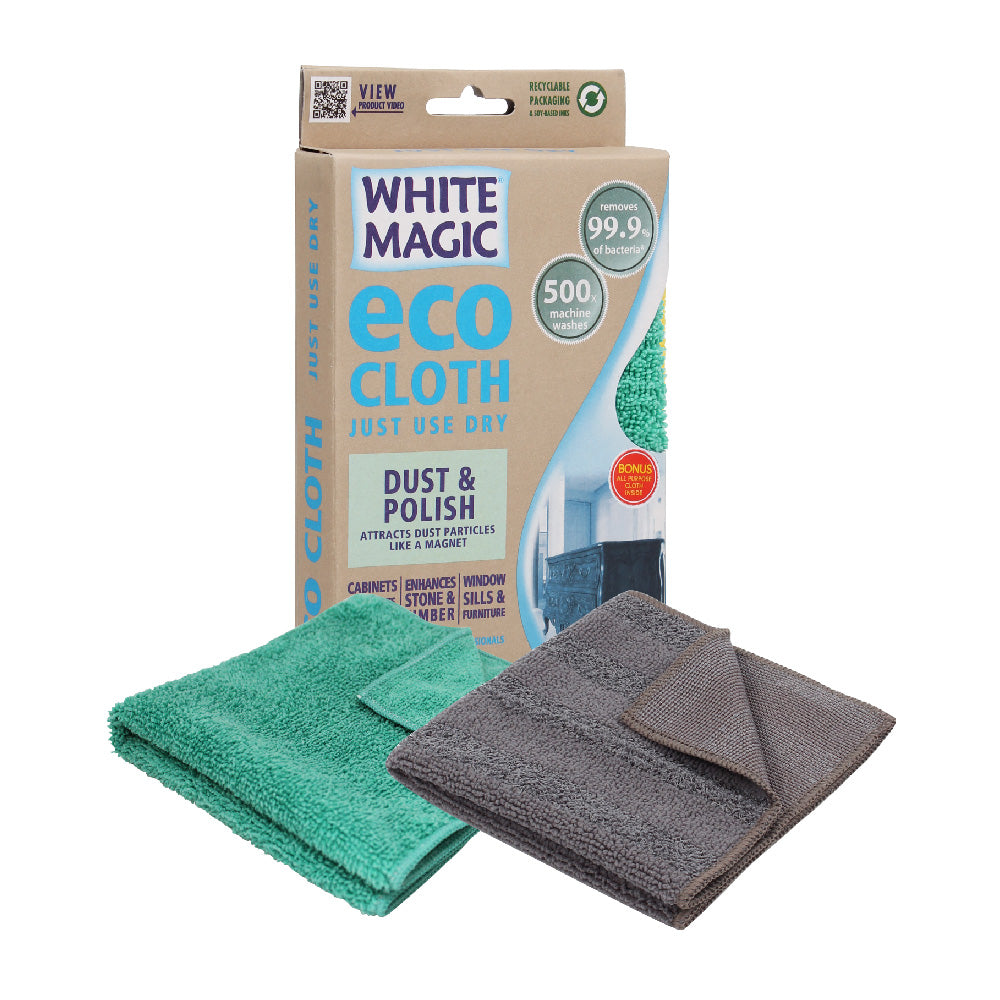 White Magic Eco Cloth Dust & Polish Bouns Pack